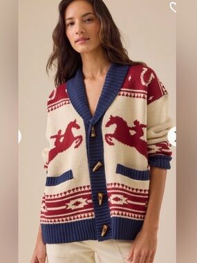 NWOT Altar'd state Small Bonnie Horse Cardigan